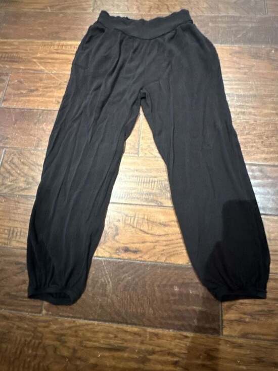 Wild Fable Pants - Wild Fable Black Crinkle Jogger Pants Size M